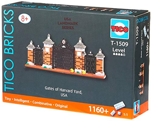 TICO Mini Bricks Landmark Series  Gates of Harvard Yard   T1509   Building Block Set