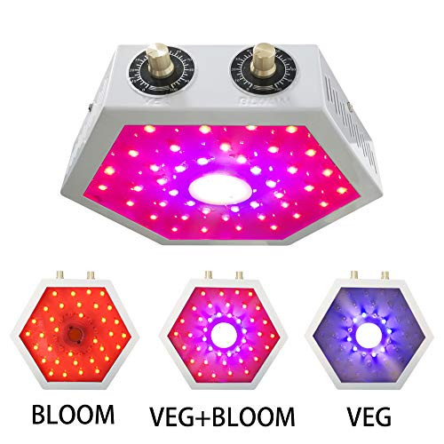 1000W Full Spectrum COB Led Grow Lights for Indoor Grow Tents Plant Growing Light Fixtures for Indoor Plants Hydroponic Greenhouse Seedlings Veg and Flower with Adjustable Veg Bloom Dimmer Knob 1000W Full Spectrum COB Led Grow Lights for Indoor Grow Tents Plant Growing Light Fixtures for Indoor Plants Hydroponic Greenhouse Seedlings Veg and Flower with Adjustable Veg Bloom Dimmer Knob