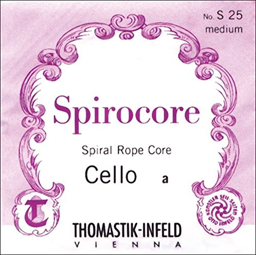 Thomastik Infeld S28Aw Spirocore Cello Strings  Single G String  Weich  Light   4 4 Size  Steel Core Silver Wound