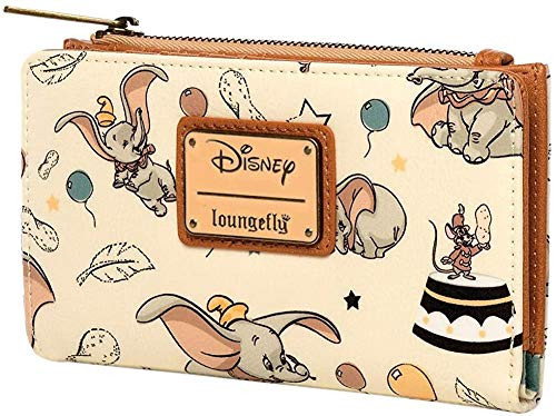 Loungefly Disney Dumbo Faux Leather Flap Wallet Loungefly Disney Dumbo Faux Leather Flap Wallet