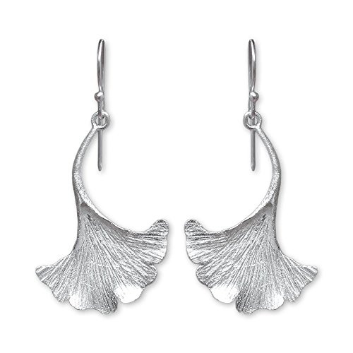 NOVICA  925 Sterling Silver Dangle Earrings  Oyster Mushroom