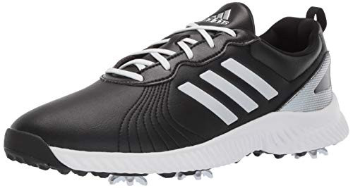 adidas Women s Response Bounce Golf Shoe  core Black FTWR White Silver Metallic  6 M US