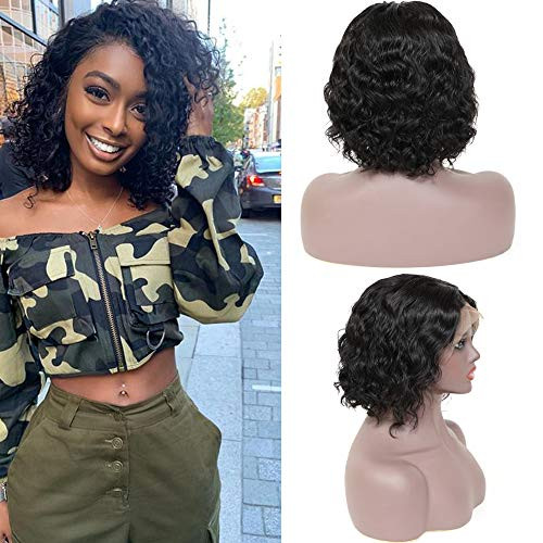 Bob Wigs Curly Human Hair Brazilian Virgin Hair Lace Front Bob Wigs for Black Women Water Wave Human Hair Pre Plucked 10 inch Curly Hair Wigs 13x4 Lace Front Bob Wigs Bob Wigs Curly Human Hair Brazilian Virgin Hair Lace Front Bob Wigs for Black Women Water Wave Human Hair Pre Plucked 10 inch Curly Hair Wigs 13x4 Lace Front Bob Wigs
