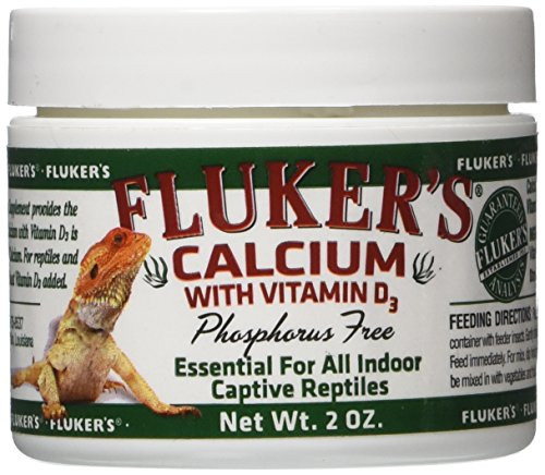 Fluker s Calcium Reptile Supplement with added Vitamin D3 - 2oz-