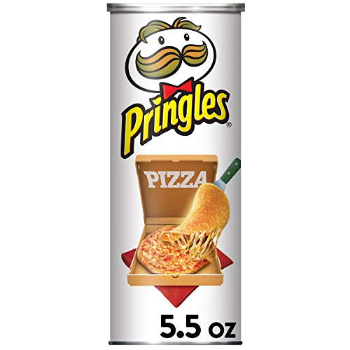 Pringles Potato Crisps Chips  Pizza Flavored  5-5 oz Can