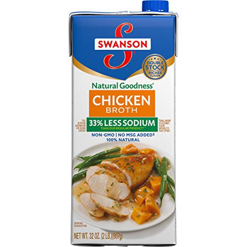 Swanson Natural Goodness Chicken Broth  32 oz- Carton