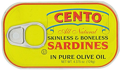 Cento Skinless and Boneless Sardines in Olive Oil  4-37 Ounce