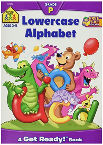 School Zone Preschool Workbooks  Lowercase Alphabet