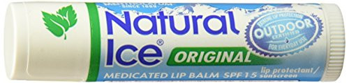 Mentholatum Natural Ice Lip Balm Original SPF 15 1 Each