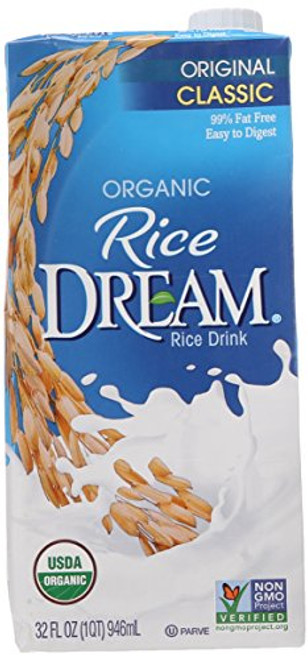RICE DREAM Classic Original Organic Rice Drink 32 fl- oz- RICE DREAM Classic Original Organic Rice Drink 32 fl- oz-