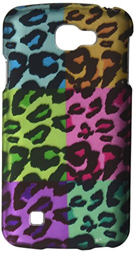 HR Wireless Cell Phone Case for LG Spree Optimus Zone 3 VS425 K4 - Retail Packaging - Colorful Leopard
