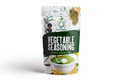 Iya Foods Vegetable Herbal Seasoning 2 ounces  No Preservatives  No Added Color  No Additives  No MSG