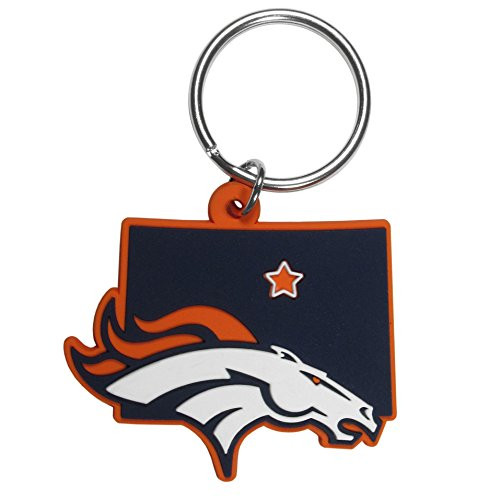NFL Denver Broncos Home State Flexi Key Chain