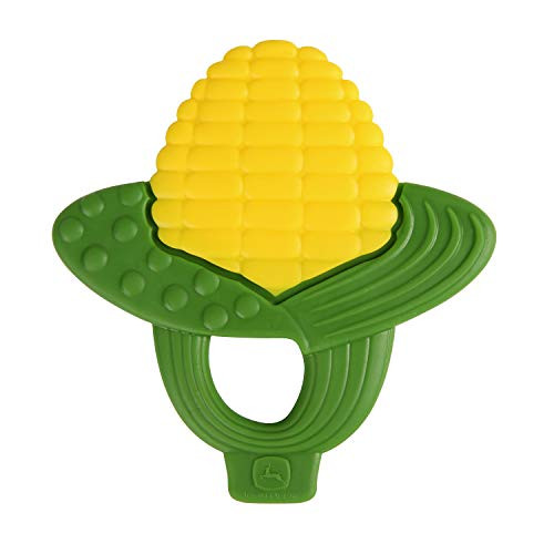 Bright Starts John Deere On The Cob Teether Easy Grasp Teether  Ages Newborn