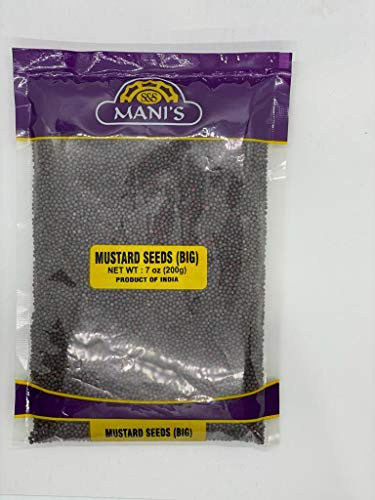 Black Mustard Seeds 7 oz 200g Product of INDIA