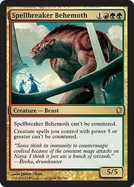 Magic The Gathering - Spellbreaker Behemoth 216-356 - Commander 2013