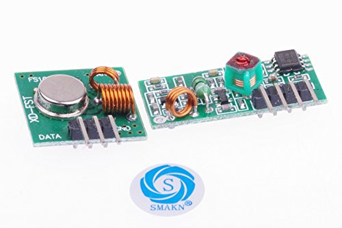 SMAKN 315Mhz Rf Transmitter and Receiver Link Kit for Arduino-Arm-McU