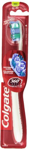 Colgate 360 Optic White Full Head Toothbrush  Medium