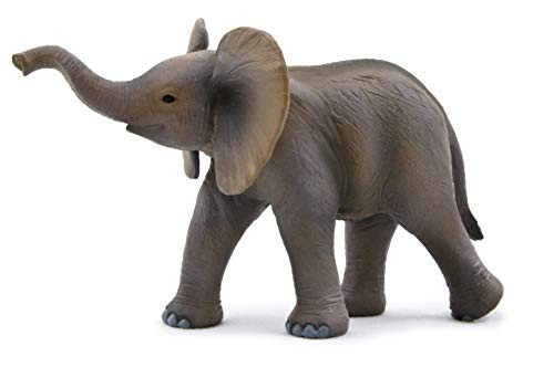 MOJO African Elephant Calf Realistic International Wildlife Hand Painted Toy Figurine