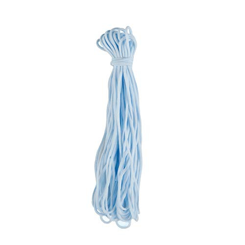 1-8   Soft Knit Elastic Cord - 10 Yard Baby Blue