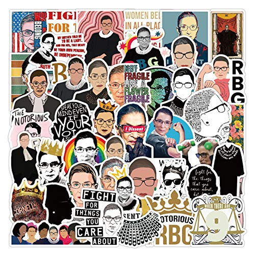 N S 50Pcs Justice Ruth Bader Ginsburg RBG Waterproof Stickers for Water Bottle Cup Laptop Bike Skateboard Luggage Box Vinyl Graffiti Patches BRXQX N S 50Pcs Justice Ruth Bader Ginsburg RBG Waterproof Stickers for Water Bottle Cup Laptop Bike Skateboard Luggage Box Vinyl Graffiti Patches BRXQX