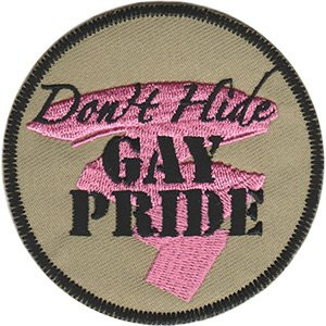 C D Visionary JSX Don t Hide Gay Pride Patch P-JSX-0008