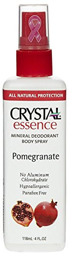 Crystal Essence Deodorant Spray  Pomegranate  4 oz