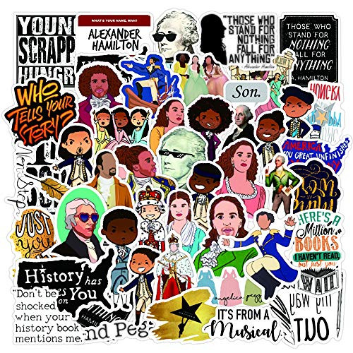 Hamilton Musical Vinyl Stickers 52Pcs Hamilton Laptop Stickers Hamilton Water Bottle Stickers Hamilton Stickers for Laptop Water Bottles Hamilton Musical Stickers Decals for Kids Girls Teens Hamilton Musical Vinyl Stickers 52Pcs Hamilton Laptop Stickers Hamilton Water Bottle Stickers Hamilton Stickers for Laptop Water Bottles Hamilton Musical Stickers Decals for Kids Girls Teens
