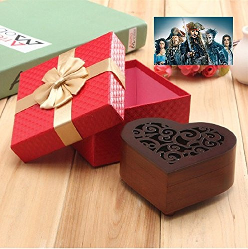 Heart Wood Wind up Music Box : Davy Jone's theme (soundtrack)