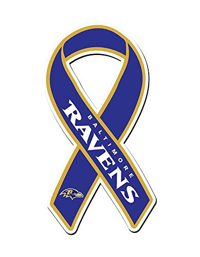 NFL Baltimore Ravens Ribbon Magnet