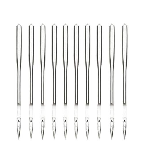 10pcs Sewing Machine Needles  Threading Domestic Sewing Sharp Embroidery Machine Needles  Universal Regular Point for Singer  Brother  Janome  Varmax  Sizes 11-75