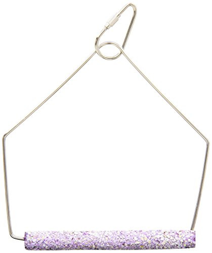 Penn Plax BA221 Cement Swing with Wire Frame for Birds  4-Inch Multicolor