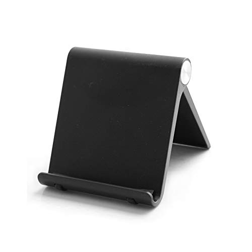 Mayten Adjustable Cell Phone Stand Universal Foldable Mobile Phone Dock?Compatible for iPhone Phone 11 Pro Xs Xs Max Xr X 8  iPad Mini  Tablets 7-10 -Black