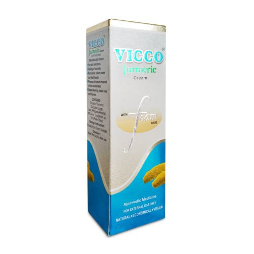 Vicco Turmeric Cream Foam Base 15gm 15gm Vicco Turmeric Cream Foam Base 15gm 15gm