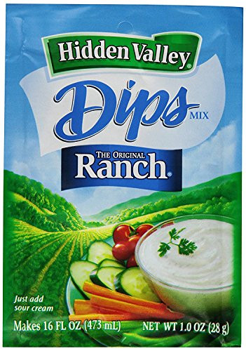 Hidden Valley Original Ranch Dips Mix  Gluten Free - 1 Packet Package May Vary  1 Ounce 071100004038