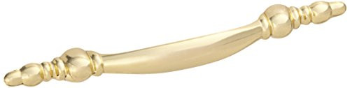 MINTCRAFT SF809PB ProSource Traditional Classics Cabinet Pull  3 in L  Zinc Alloy  Polished Brass
