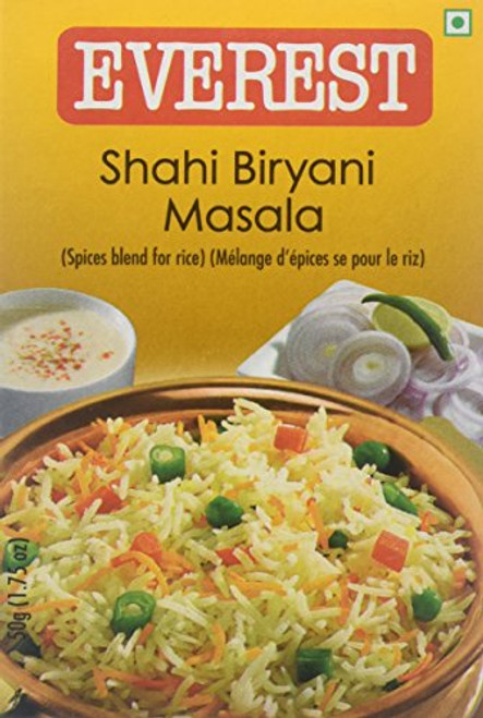 Everest Shahi Biryani Masala - 50g- 1-75oz- Everest Shahi Biryani Masala - 50g- 1-75oz-