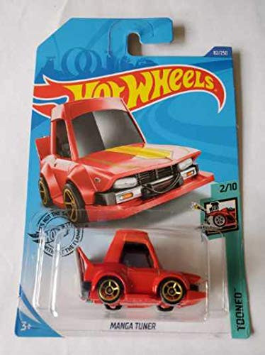 Hot Wheels 2020 Tooned Manga Tuner  Red 82-250