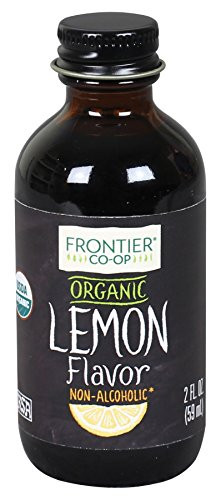 Frontier Co-op Lemon Flavor Organic  Non-Alcoholic  2 ounce bottle