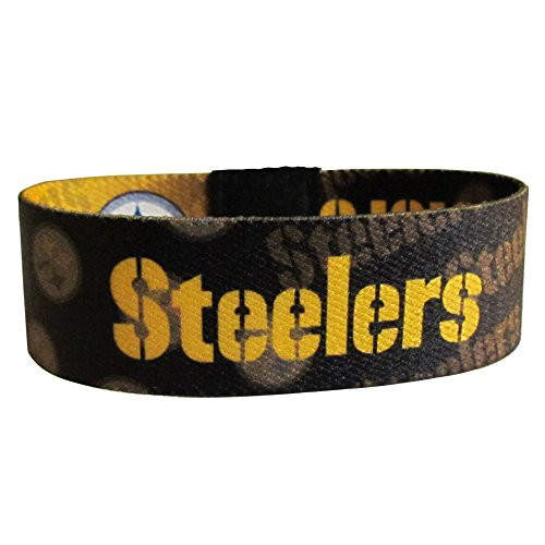 NFL Siskiyou Sports Fan Shop Pittsburgh Steelers Stretch Bracelets One Size Team Color NFL Siskiyou Sports Fan Shop Pittsburgh Steelers Stretch Bracelets One Size Team Color