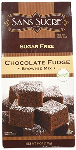 SANS SUCRE Chocolate Fudge Brownie Mix sweetened with Stevia
