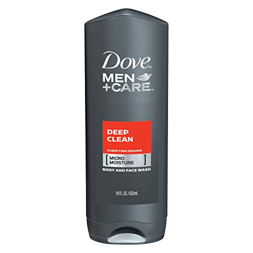 Dove MenCare Body and Face Wash Deep Clean Effectively Washes Away Bacteria While Nourishing Your Skin 18 oz
