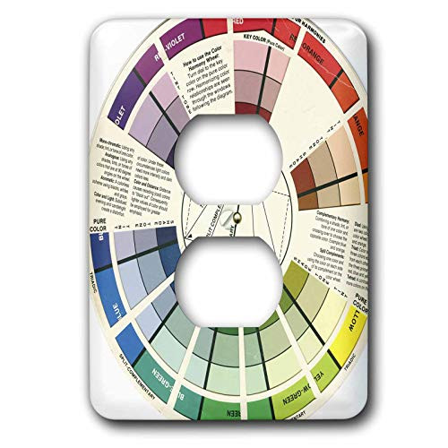3dRose lsp346436 Wheel Outlet Cover  Multi-Color