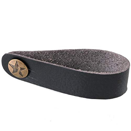 Miwaye Guitar Strap String  Black Leather Guitar Neck Strap Button  Acoustic Guitar Headstock Strap Tie  Strap Lock for Acoustic  Electric  Bass  Ukulele Strap 1 PCS