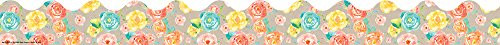 Eureka Confetti Splash Roses Deco Trim Extra Wide Die Cut 845259
