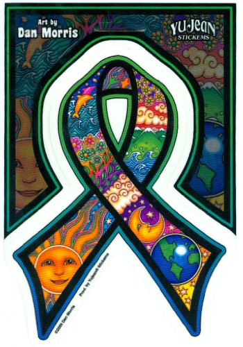 Dan Morris - Earthday Ribbon - Sticker - Decal