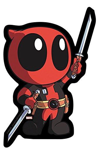 C D Visionary Marvel Universe Classic Deadpool Chibi SwordsSticker