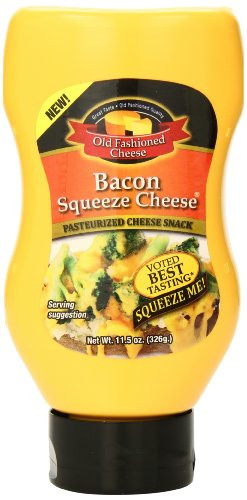 Old Fashioned Cheese Bacon Squeeze Cheese  11-5 Ounce