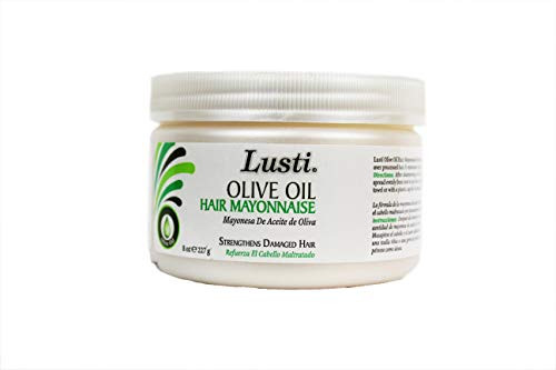 Lusti Olive Oil Hair Mayonnaise  8 fl oz - Rejuvenate Hair   Scalp - Repair Dry and Damaged Hair