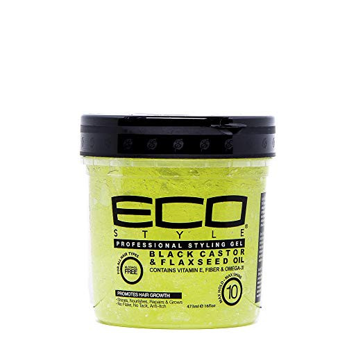 Ecoco Eco Style Gel - Black Castor Flaxseed Oil 16 Oz